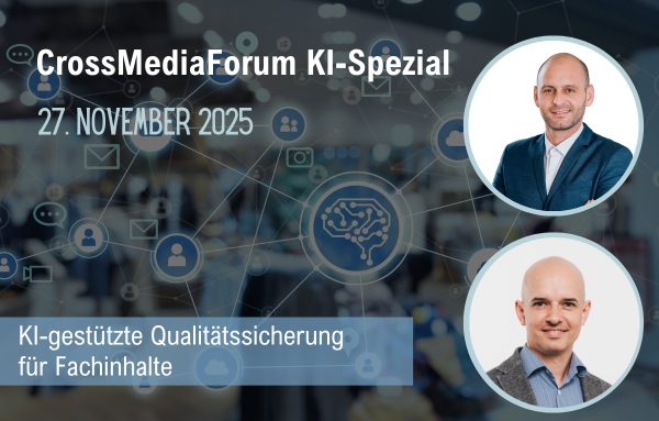CrossMediaForum KI-Spezial am 27. November 2025